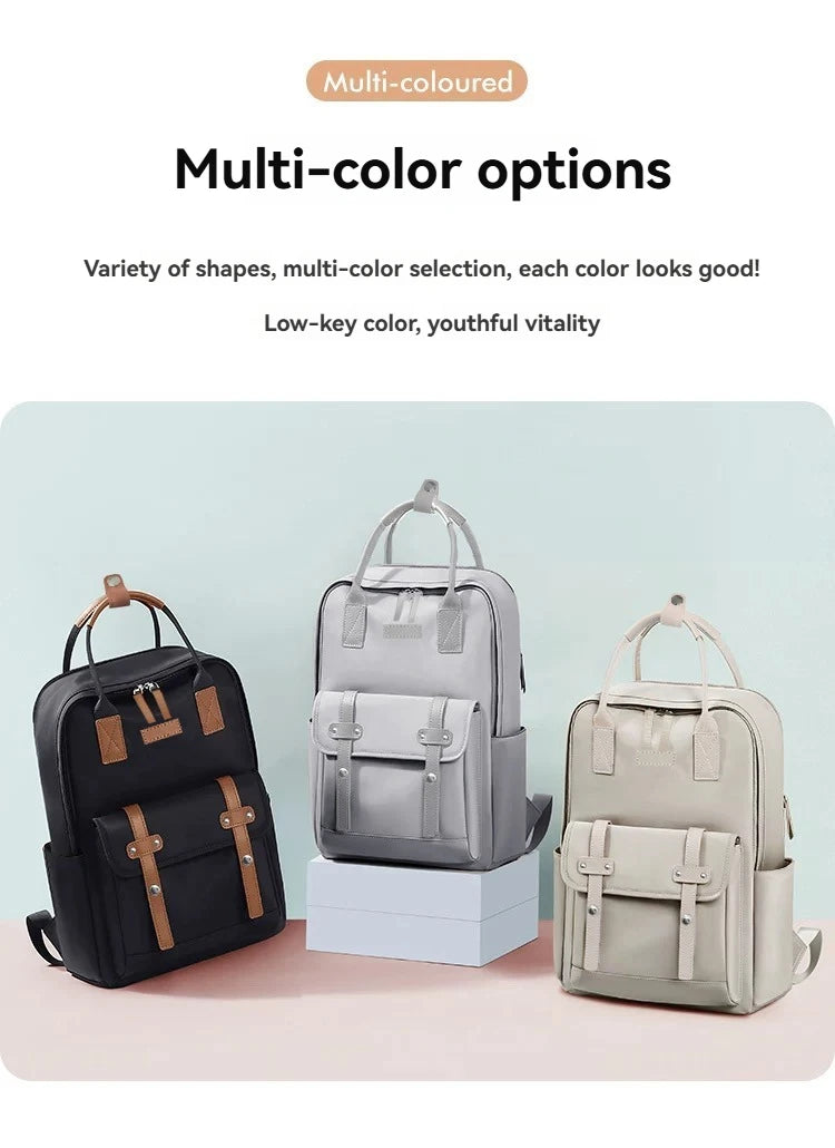 Mama-Tasche in tragbaren High-End-Mutter- und Babytasche, Mama-Tasche, Damen-Rucksack, leichter Reiserucksack