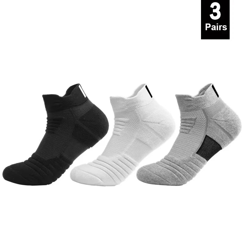 1/3 Pairs Anti-slip Fußball Socken Männer Baumwolle Socke Kurze Lange Röhre Fußball Basketball Sport Socken Atmungsaktive Deodorous socke 39-45