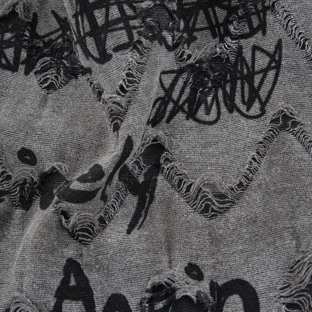 Beanie-Mütze mit Buchstaben-Aufdruck für Damen und Herren, Vintage-Design im Distressed-Look  Wasteland Style Frühling Sommer Warmer, mit Fleece gefütterter Winter