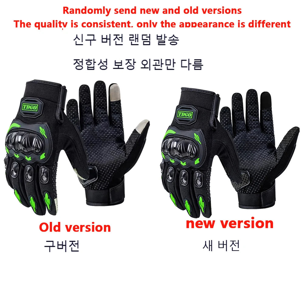 Sommer Motorrad Atmungsaktive Vollfinger Handschuhe Leder Schutzausrüstung Dirt Bike Sport Racing Reithandschuhe