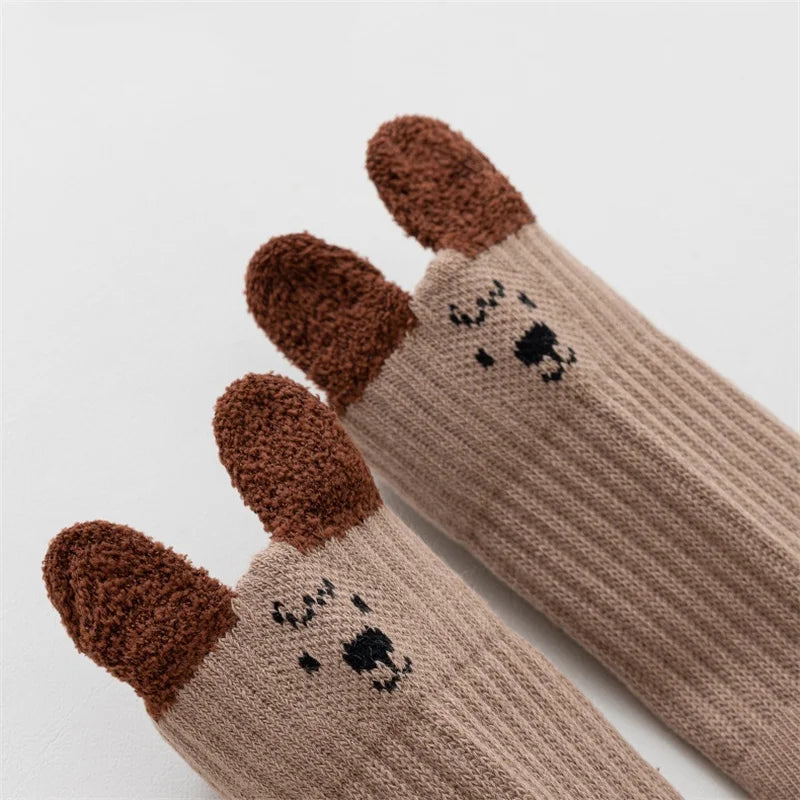 Nette Kinder Socken Für Mädchen Jungen Weiche Baumwolle Baby Kleinkind Junge Mädchen Socke Cartoon kinder Kurze Socken Herbst Winter 0-8Years Neue