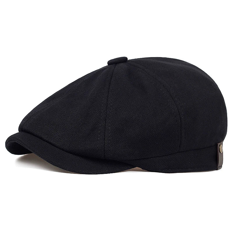 Retro Newsboy Caps für Herren, achteckige Hüte, britische Malerhüte, Herbst-Winter-Baskenmützen, Fischgrätmuster-Flatcaps, Hip-Hop-Baskenmützen, Gorras