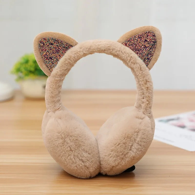 Cat Ear Plush Earmuffs