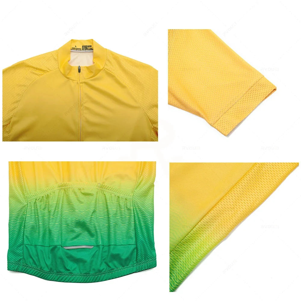 2026 Rvouei Team Radtrikot-Set Sommer Atmungsaktiver Rennrad-Anzug Fahrrad-Uniform Bike MTB Kleidung Neue Sport-Radsport-Kits