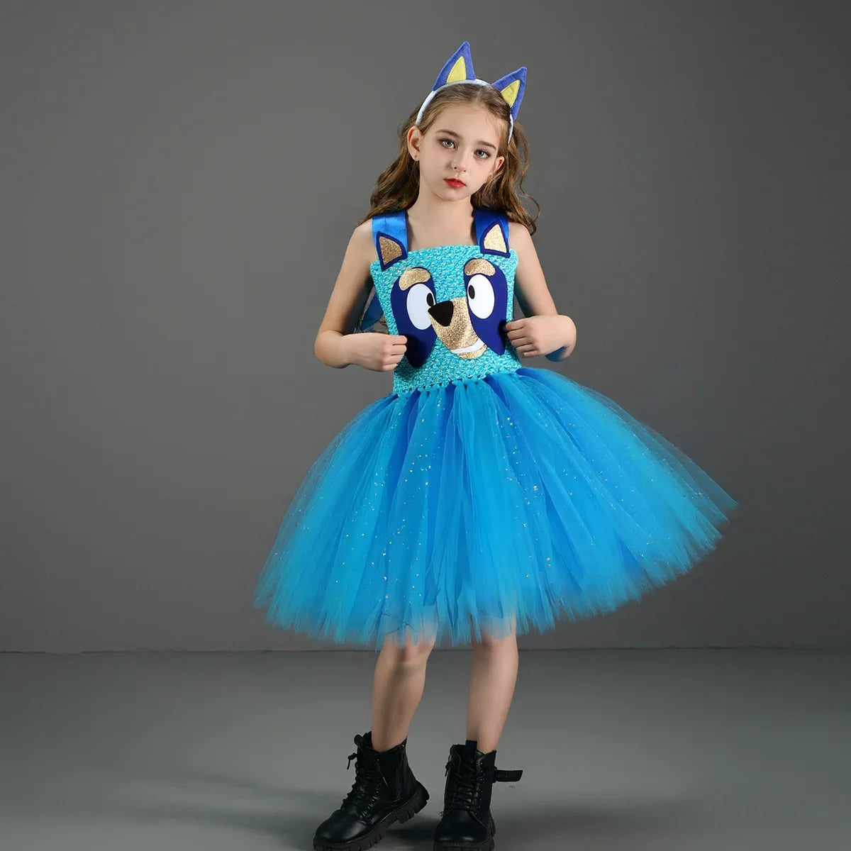 Bluey & Bingo Halloween Costume Dress