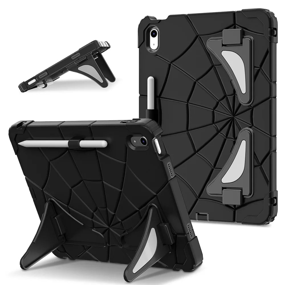 Für iPad 10. Generation 10,9 Zoll Hülle A2696 A2757 A2777 Silikon + PC Kinder Tablet Cover für iPad A16 2025 11 Zoll 11. Generation -Kein Stift
