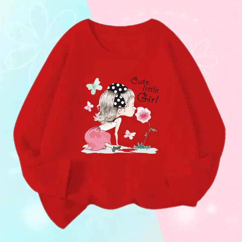 Girls Long Sleeve Graphic Tee