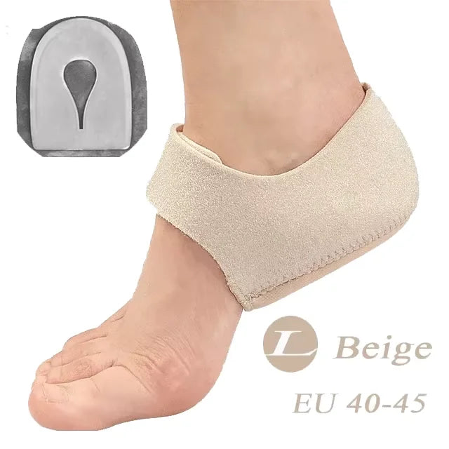 Plantarfasziitis Fersensporn Fußstütze mit U-förmigen Silikongel-Fersenschalen zur Fersenschmerzlinderung Einlegesohlen für Männer und Frauen beim Spazierengehen