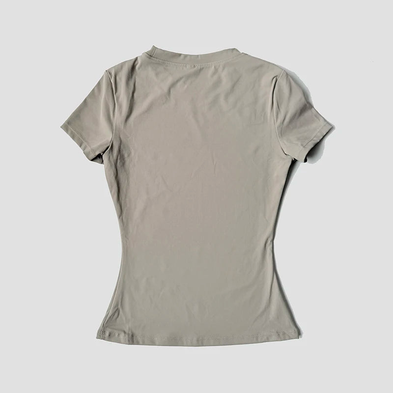 Frauen Yoga Top Nahtlose Sport T Shirts Fitness Kleidung Kurzarm Yoga Shirt Gym Top Laufen Active Wear