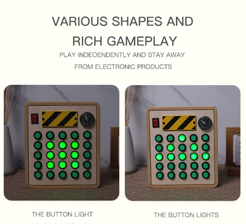Montessori LED Busy Board