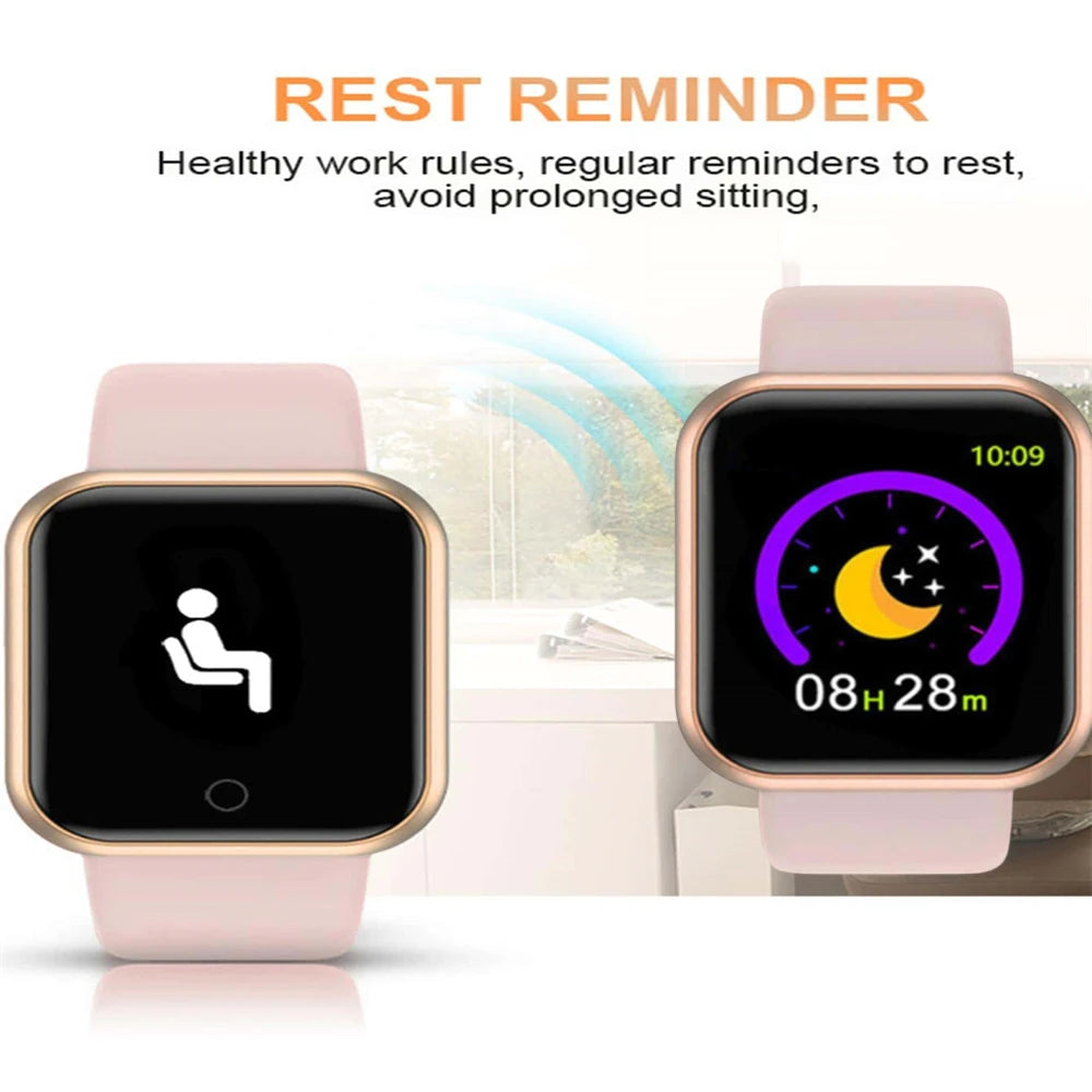 Smartwatch Männer Frauen Armbanduhren Smart Uhr Nachricht Fitness Monitor Armband Geburtstag Geschenk Elektronische Uhr Für Android IOS