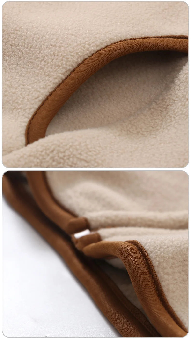 Kinder-Fleecejacke, Herbst und Winter, lässig, warm, für Teenager, Jungen und Mädchen, mit Kapuze, Oberbekleidung, antistatisch, winddicht, gemütlich, Kinderoberteile