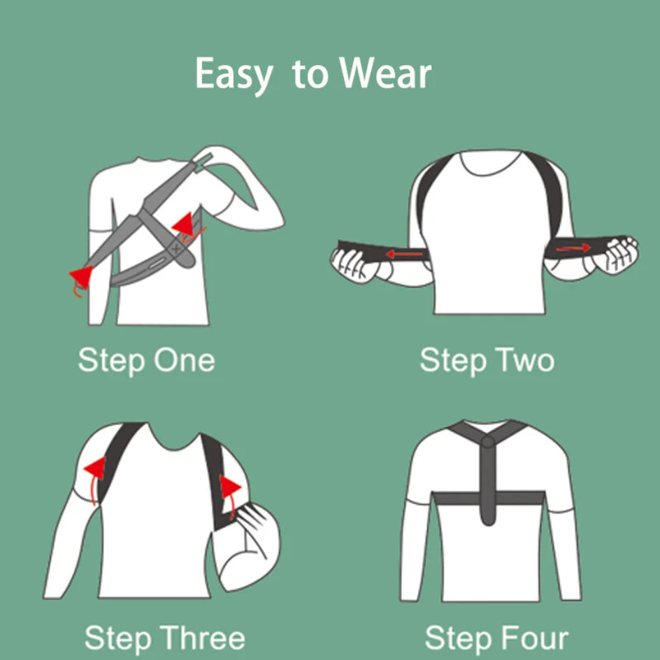 Adjustable Posture Corrector for Back and Shoulder, Clavicle Spine Support to Shape Your Body, for Home, Office, Sports, Upper Back and Neck Brace