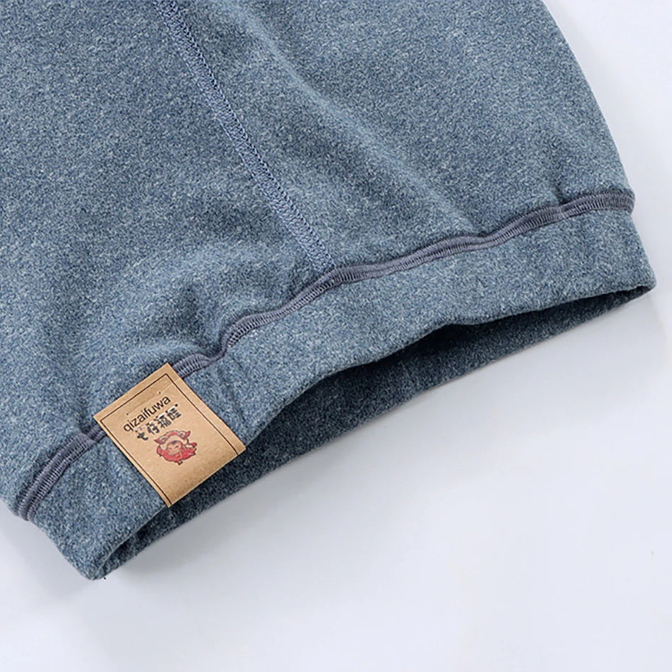 Kinder-Hosen mit Fleece-Futter für Teenager, Jungen und Mädchen, warme und gemütliche elastische Winterhosen, Kleidung, geeignet für Herbst und Winter