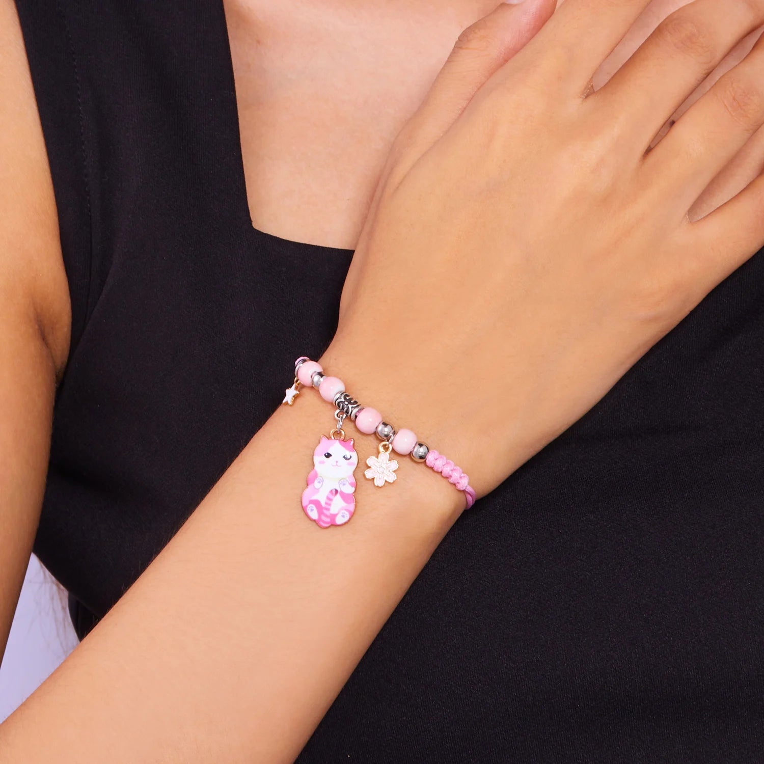 Cute Cat Friendship Bracelet