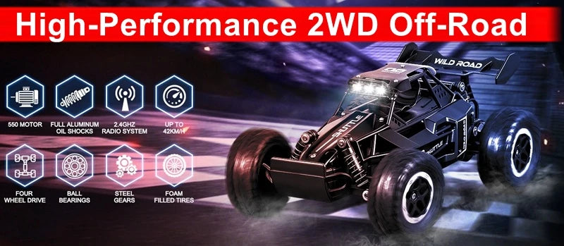 1:16 RC Auto Fernbedienung Autos 2WD Radio Buggy Lkw Drift Racing Klettern Geländewagen Outdoor Spielzeug für Junge Kind Kinder