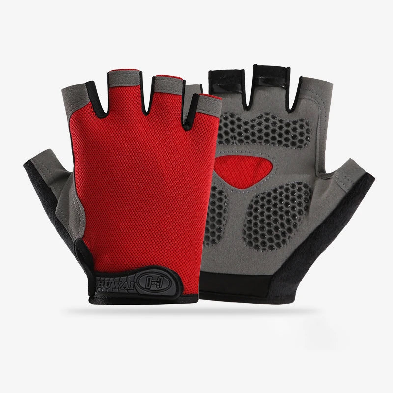 Männer Radfahren Fahrrad Handschuhe Halbe Finger Gym Handschuhe Frauen Handschuh Atmungsaktive Anti-slip Handschuh Fitness Sport Training Handschuhe