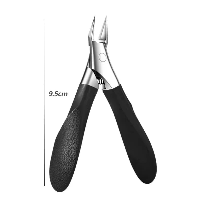 Zehennagelknipser aus Edelstahl, gerade Klinge für eingewachsene und dicke Nägel, scharfe, spitze Spitze, eingewachsene Nagelknipser, Maniküre-Werkzeuge