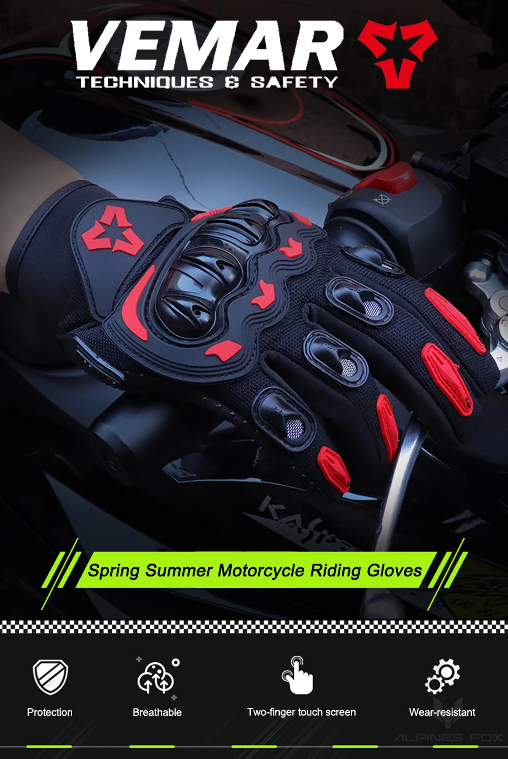 SUOMY Winter Warme Damen Rosa Motorradhandschuhe 100% Wasserdicht Lady Teens Mädchen Lila Motocross Motorrad Racing Reithandschuhe