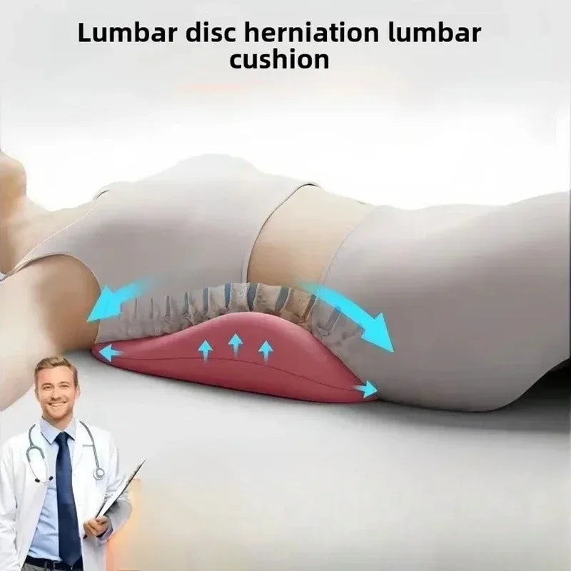 Büro-Lendenwirbelstützkissen, Schlaf-Lendenkissen, Büromöbel-Kissen, ergonomische, weiche, bequeme Memory-Baumwolle