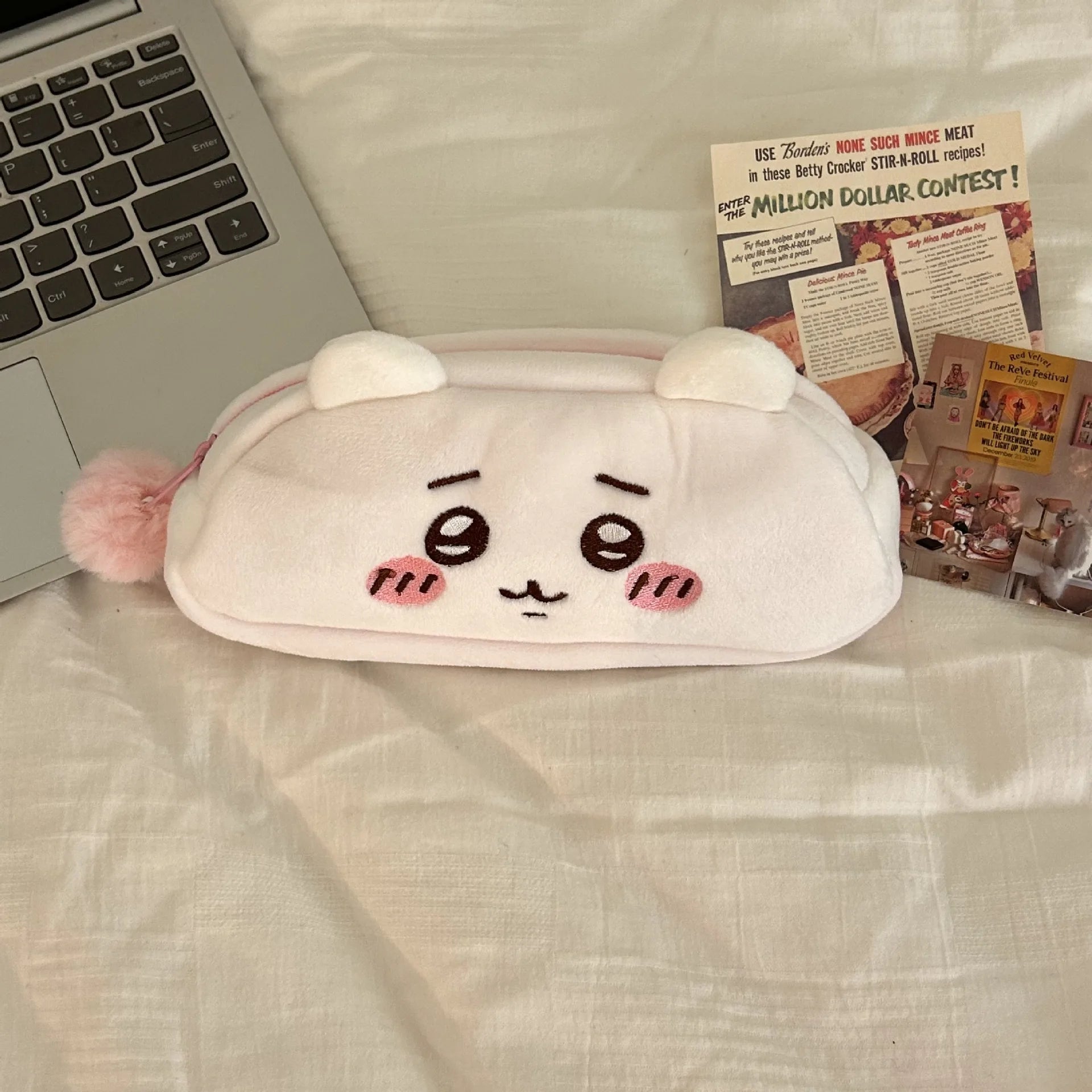 Plush Pencil Case Bag