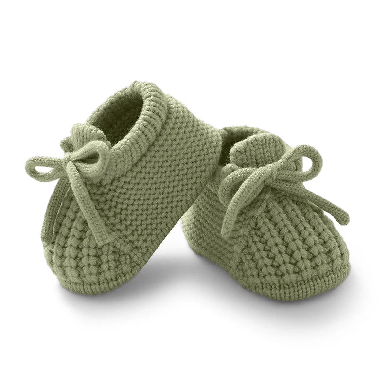 Baby Schuhe Gestrickte Neugeborenen Bett Schuhe 0-18M Warme Kleidung Zubehör Infant Jungen Mädchen Erste Stiefel Fashion Solid kleinkind Kind