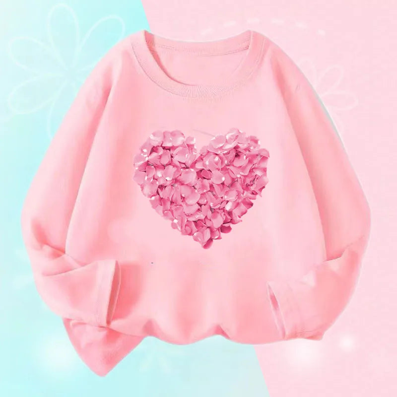 Girls Long Sleeve Graphic Tee