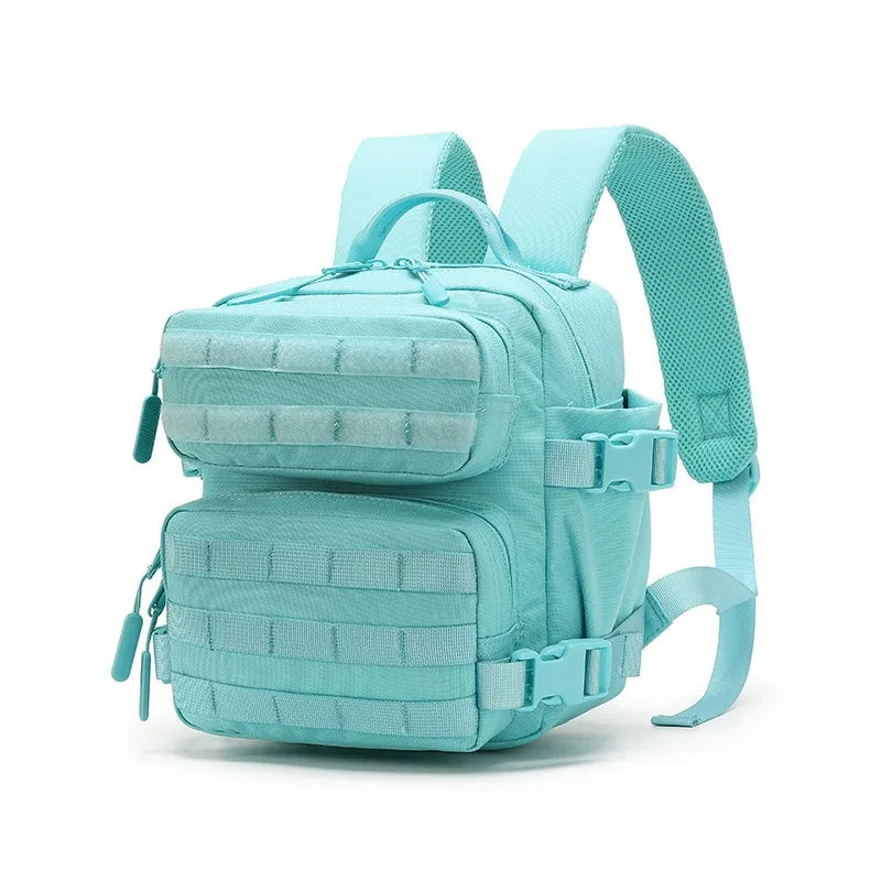 9L Sportrucksack MOLLE 3-Tage Bug Out Bag Mini Outdoor Pack für Damen Herren EDC Camping Wanderrucksack