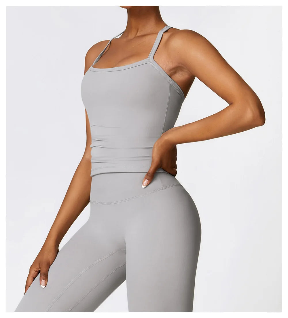 Frauen Kreuz Zurück Yoga Sport-Bh Atmungsaktiv Shock Proof Gym Workout Fitness Push-up Top Yoga Laufen Aktive Sportswear Weste Bh