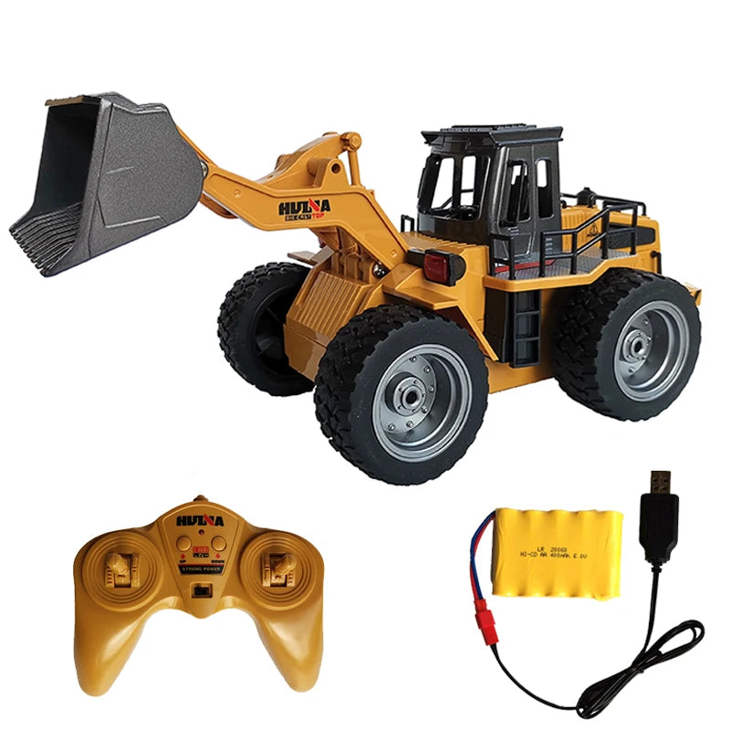 Huina 1520 1:18 RC Traktor Schaufel Spielzeug Rc Gabelstapler Engineering Auto Spielzeug Spielzeug für Kinder Junge Spielzeug Bulldozer Traktor Modell
