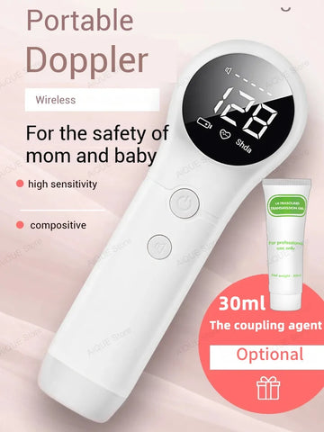 AiQUE ALL-IN-ON 2,5 MHz Fetal Doppler Ultraschall Baby Herz Detektor Schwangere Ultraschall Baby Herzschlag Monitor Für Schwangerschaft