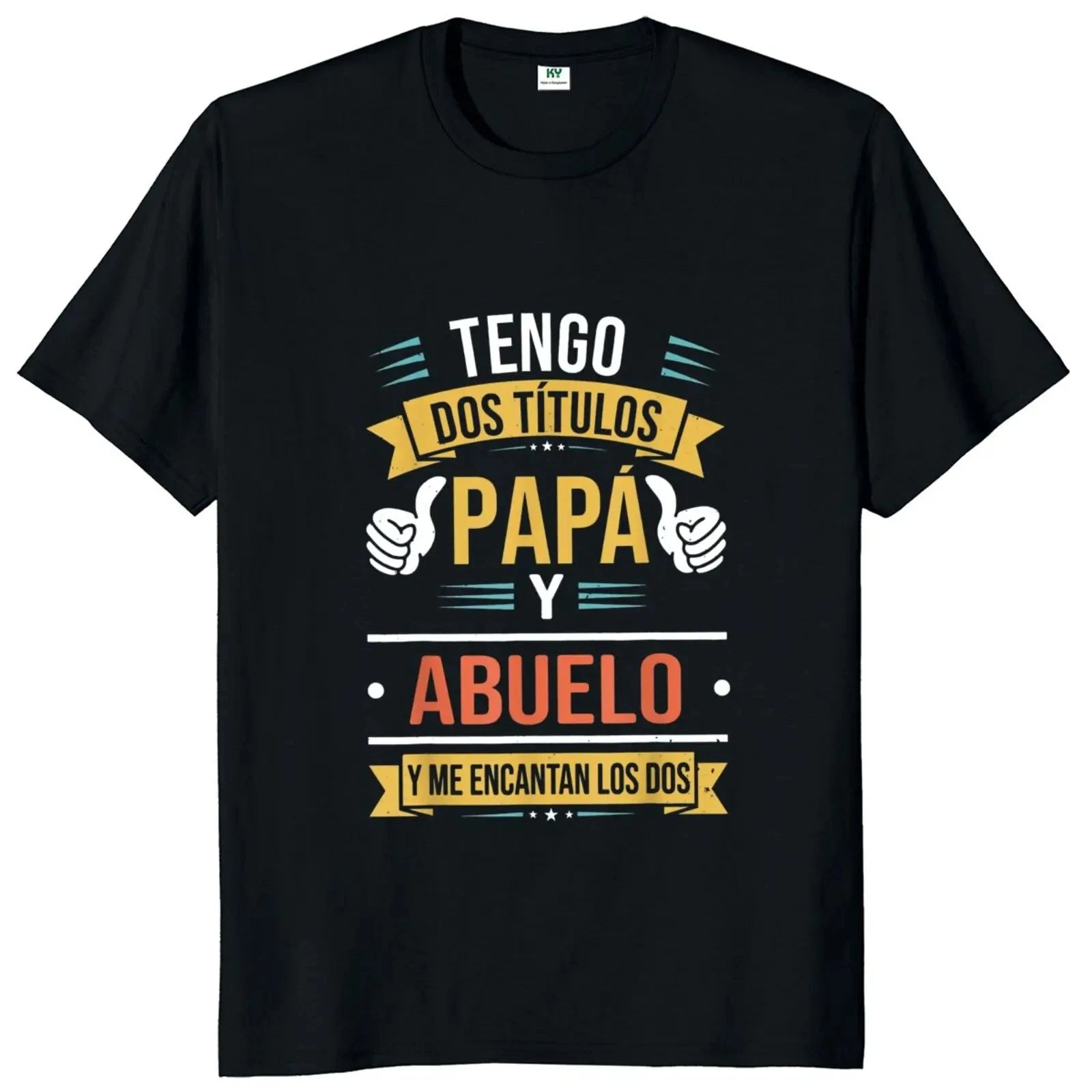 Wenn Papa es nicht reparieren kann, sind wir geschraubt T-Shirt Retro Spanisch Vater Papa Geschenk Männer Kleidung Unisex Baumwolle lässig EU-Größe T-Shirt