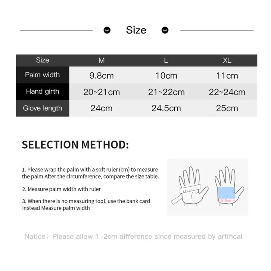 Herbst Winter Outdoor Radfahren Handschuhe Gym Fitness Sport Laufen Warm Touch Screen Rutschfeste Handschuhe Motorrad Handschuhe Männer Schwarz