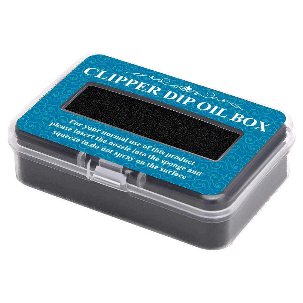 Lubricant Clipper Oil Box For Hair Blade Oil Blade Rust Prevention Protection Repair Electric Push Barbershop Oil Storage Box