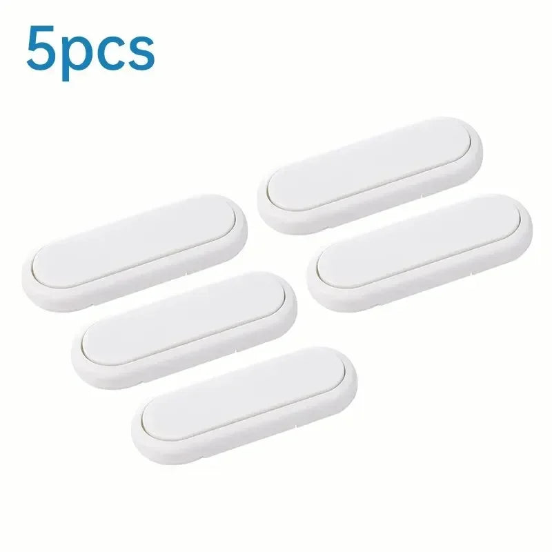 Latches Cabinet Door Protection 5 Pieces Child Drawer Safety Baby Anti-Pinch Hand Invisible Lock Opposite Door Wardrobe Lock