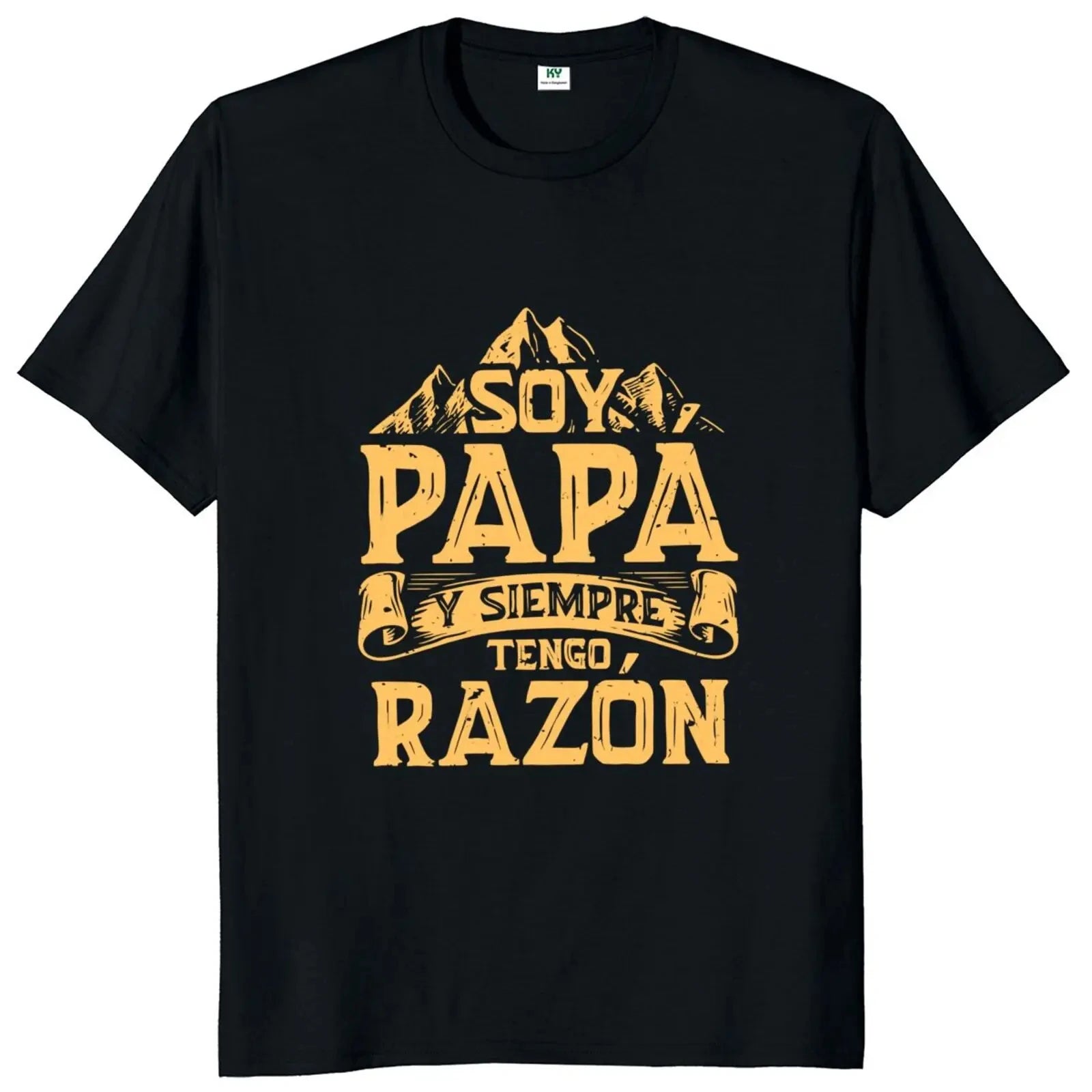 Wenn Papa es nicht reparieren kann, sind wir geschraubt T-Shirt Retro Spanisch Vater Papa Geschenk Männer Kleidung Unisex Baumwolle lässig EU-Größe T-Shirt