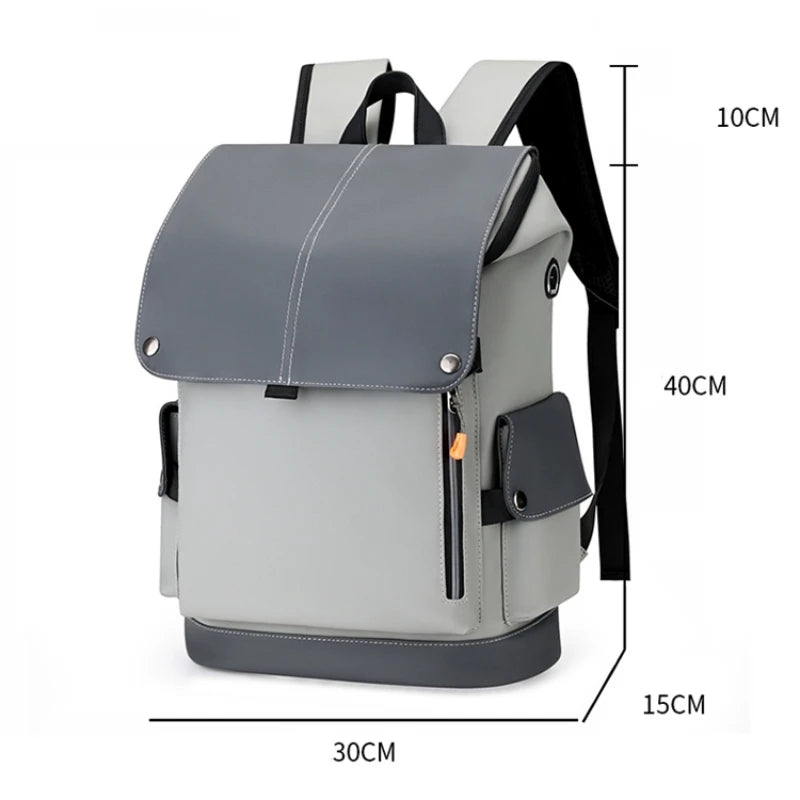 USB-Aufladung, Urban Man-Rucksack, wasserdichter Rucksack, Herren-Laptop-Rucksack, großer Computer-Rucksack für Business, Büro, Outdoor