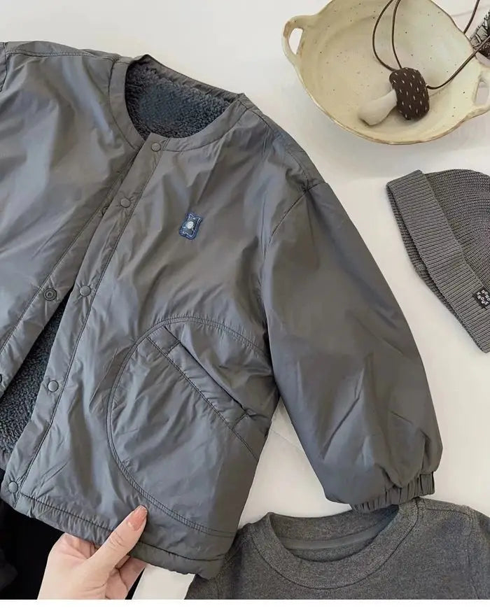 Jungen Gepolsterte Mäntel Kinder Verdickte Jacke Winter Warme Mode Oberbekleidung Kinder Herbst Neue Parkas Teen Lose Baumwolle Kleidung