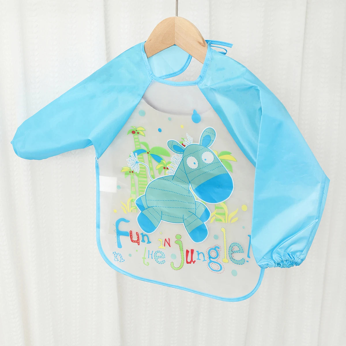 Wasserdichte EVA Volle Hülse Baby Lätzchen Kinder Schürze Lange Hülse Fütterung Kittel Kinder Essen Brust Platte Säuglings Schal Kleidung