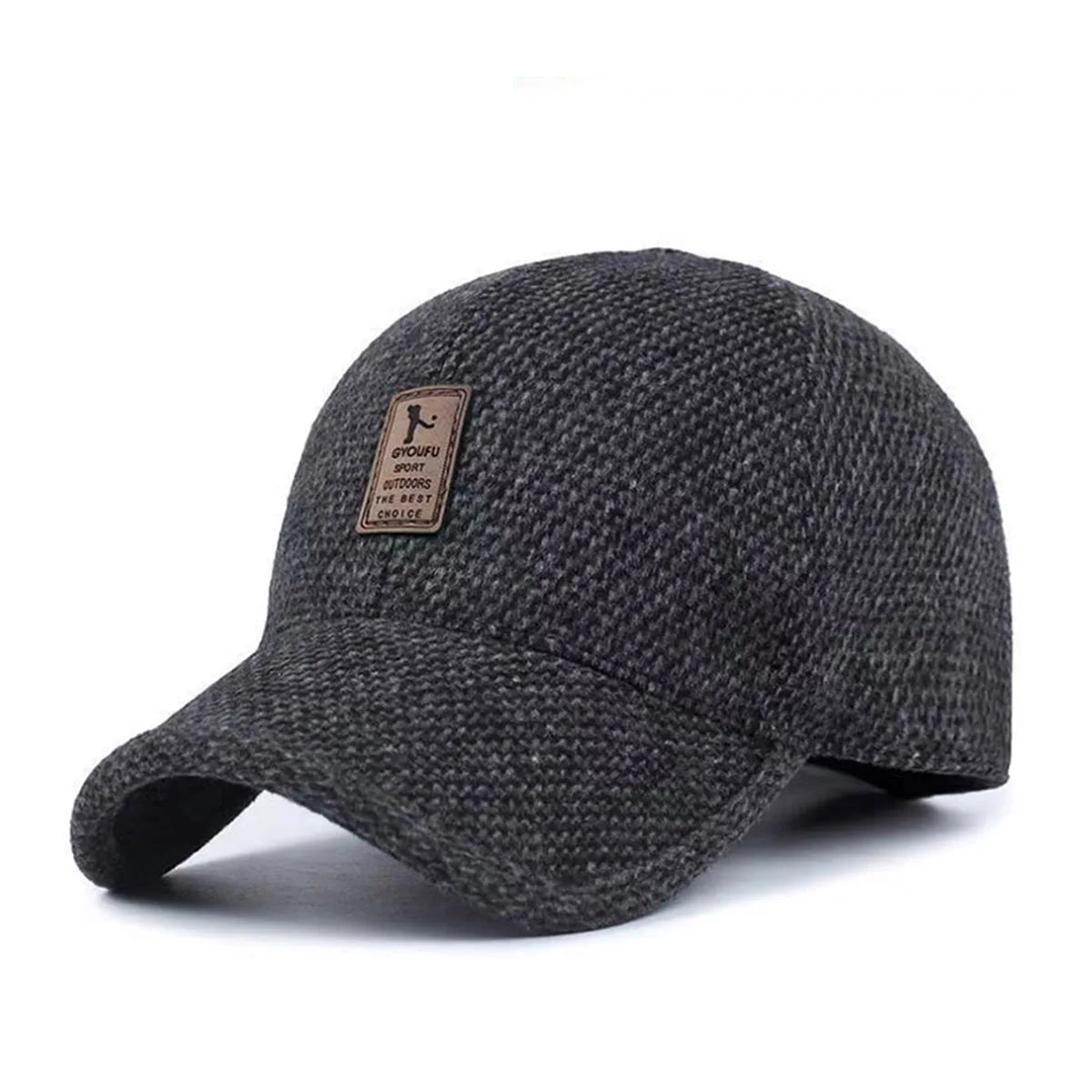 Mützen für Herren mittleren Alters und ältere Menschen für Herbst und Winter, warme Ohrenschutzkappen für ältere Menschen, Väter und Opa, mit Fleece gefütterte Baseballkappen