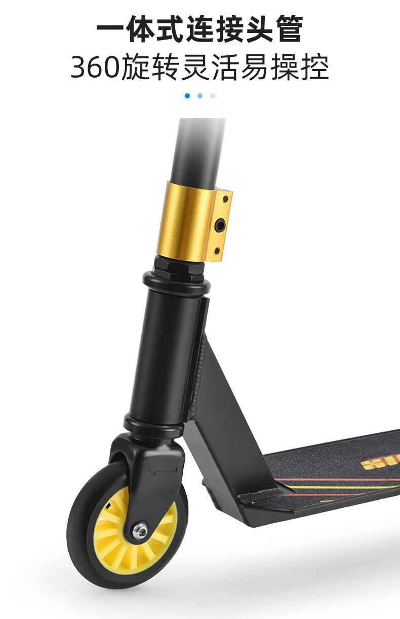 Roller, Roller, 6–12 Jahre alt, Teenager, zweirädrige Straßenbürste, ausgefallenes Rennrad, Pedal, Eingangsbereich, Stunt-Roller