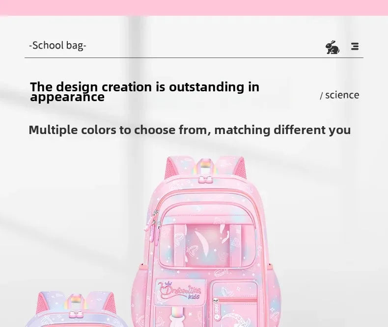 Pink Princess School Backpack