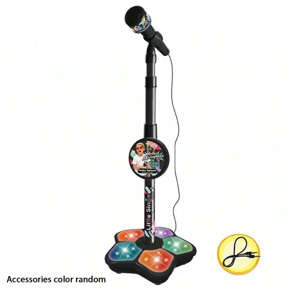 Kinder-Mikrofonständer-Spielzeug, tragbare elektronische Karaoke-Karaoke-Mikrofonständer für Kinder, langlebiger Party-Karaoke-Mikrofonständer, Karaoke-Maschine für Kinder