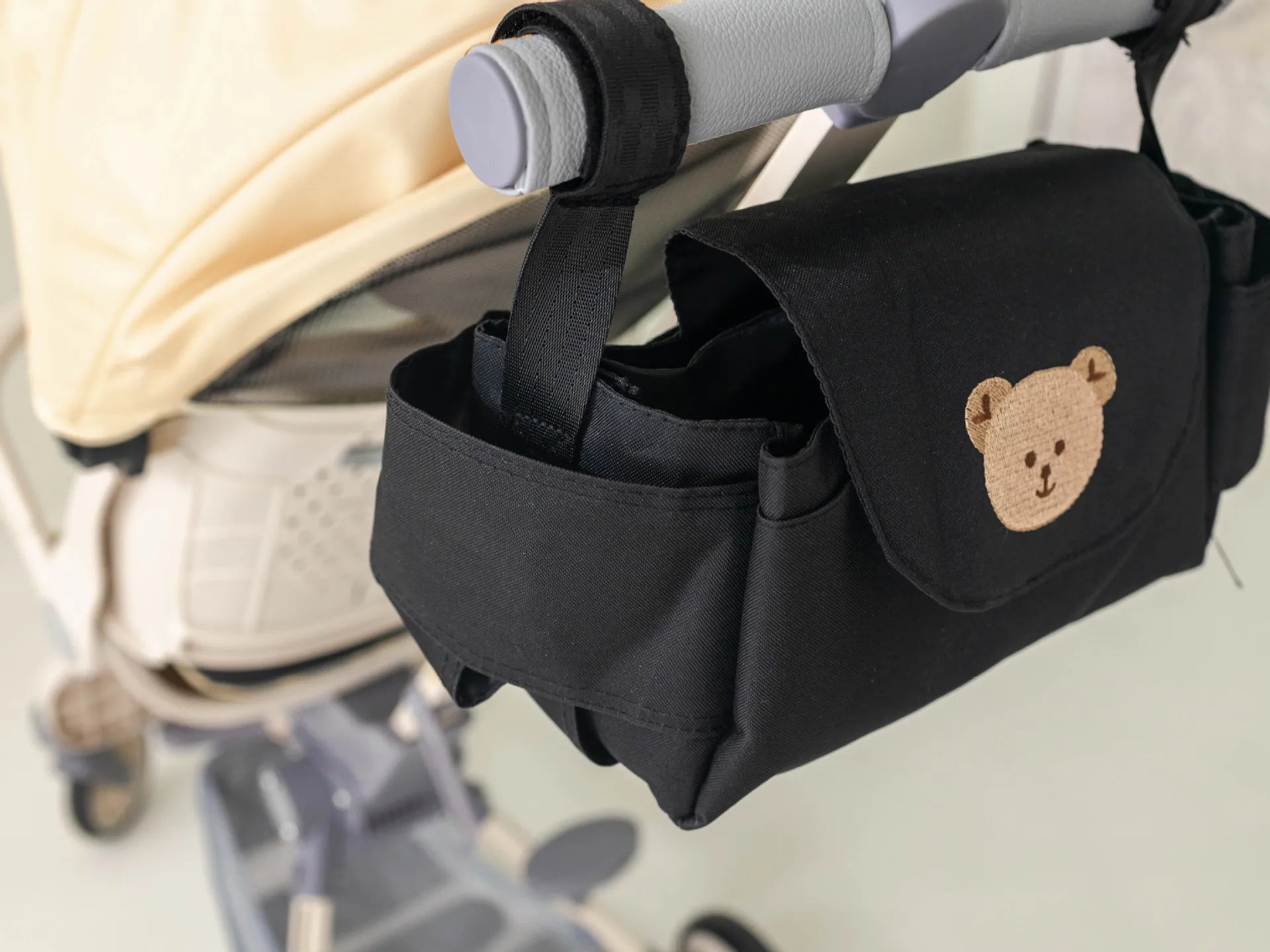 Baby Kinderwagen Tasche Kinderwagen Organizer Baby Zubehör Tasse Halter Neugeborenen Trolley Tragbare Reise Auto Taschen für Wagen Universal