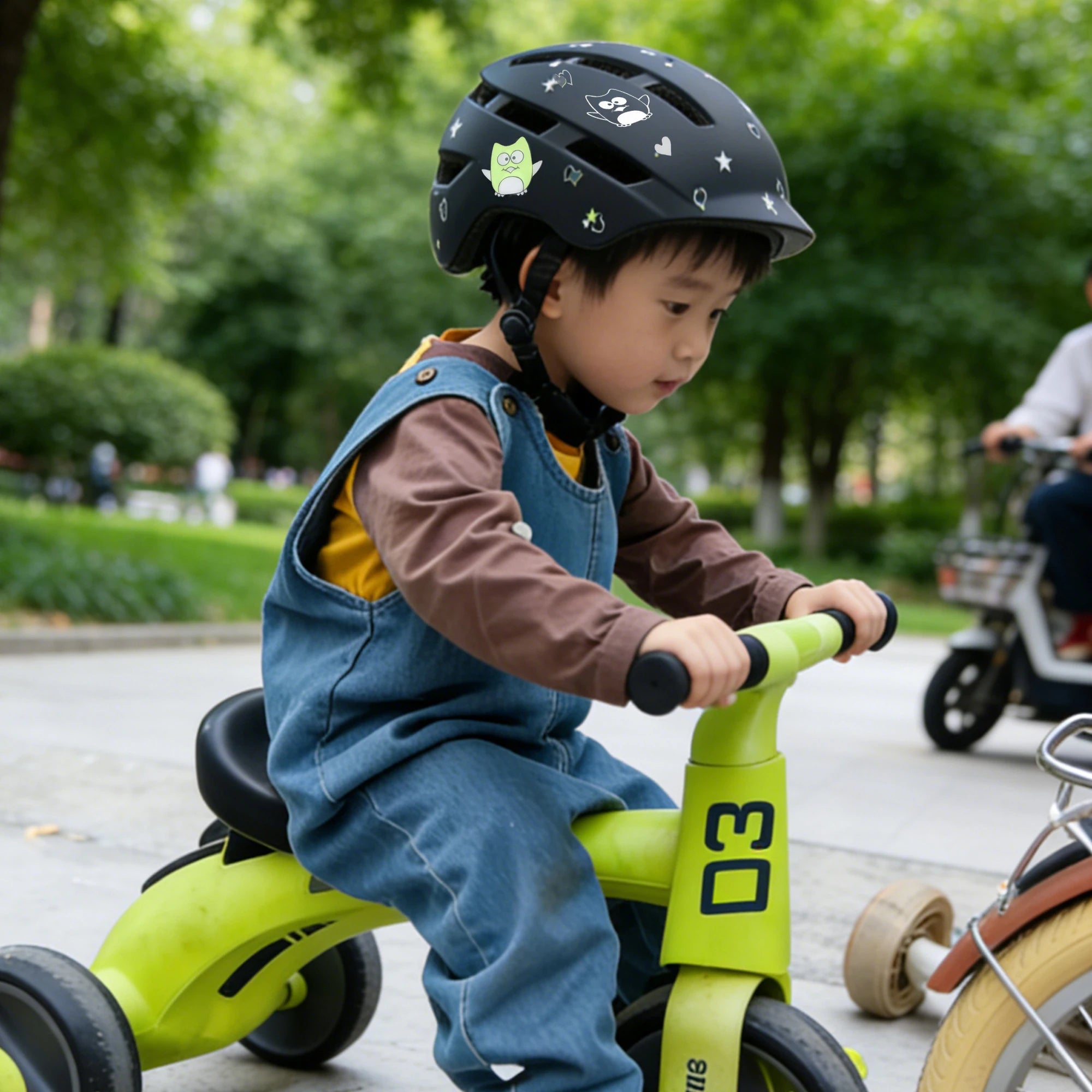Fahrradhelme für Kinder von 3-14 Jahren, verstellbar, für Jungen und Mädchen, leichter Multisport-Helm für Roller und Fahrrad, Größe S/M