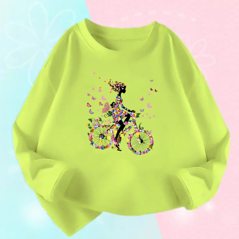 Girls Long Sleeve Graphic Tee