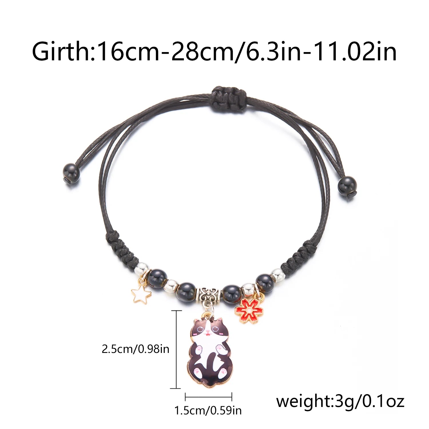 Cute Cat Friendship Bracelet