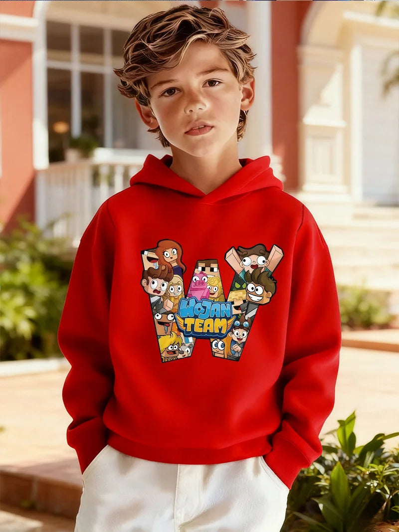 Kids Character Graphic Hoodie