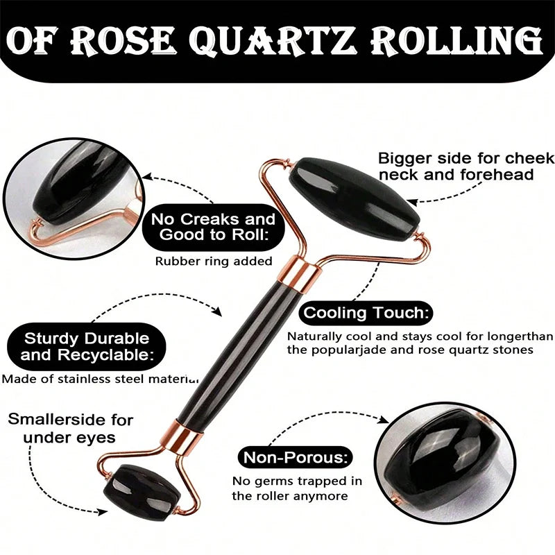 1/2/3 Stück Ice Face Roller Gesichtspflege Ice Roller Set, Gesichtsroller GuaSha FaceTool Set, Gesichtsmassage Roller Lifting Contouring