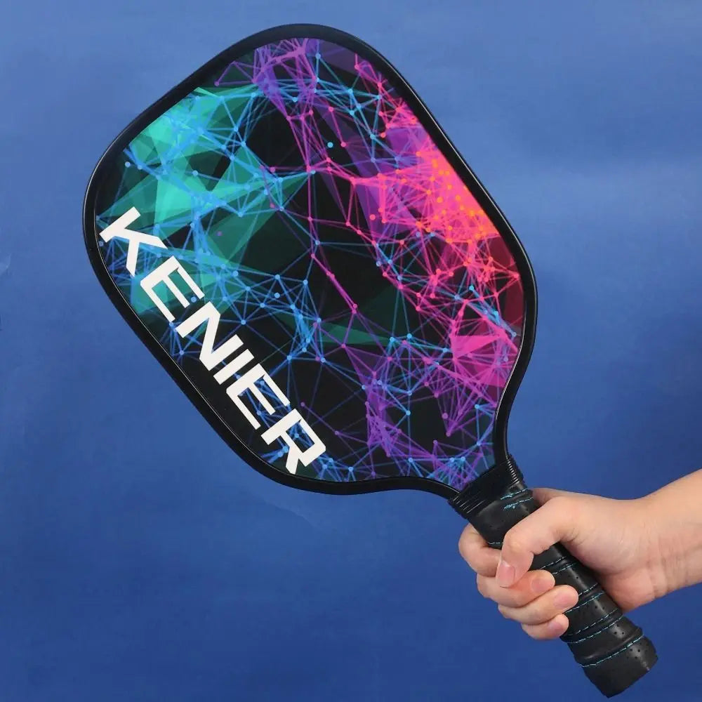 Stoßfestes Pickleball-Paddel-Set, rutschfester Griff mit 2 Schlägern und 4 Pickleballs, Schläger-Set, hohe Belastbarkeit